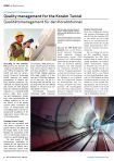 Thumbnail: Quality management for the Koralm Tunnel