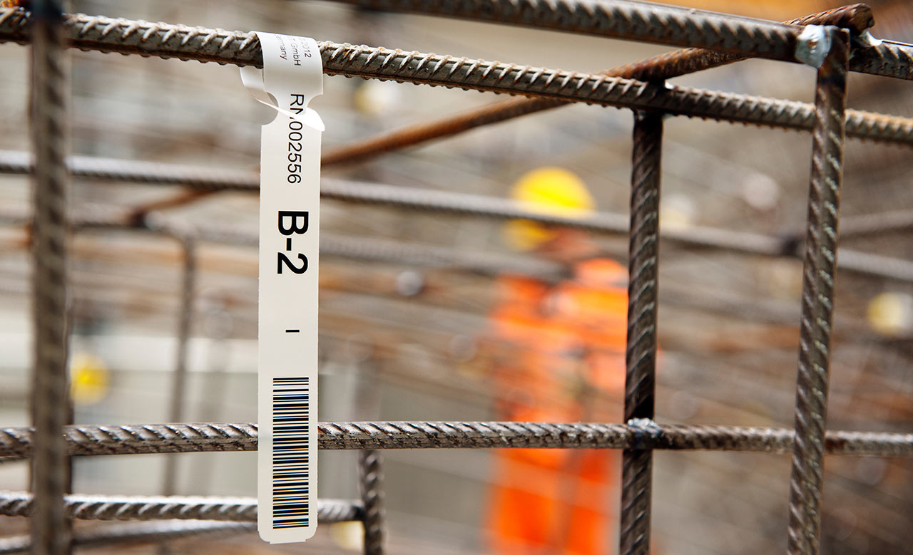 A Label on a wireframe