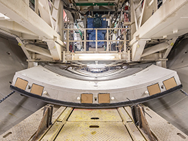 concrete segment in a machine